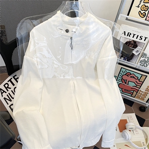 短款垫肩夹克外套男款春秋美式高街立领棒球服JK188-P75图片
