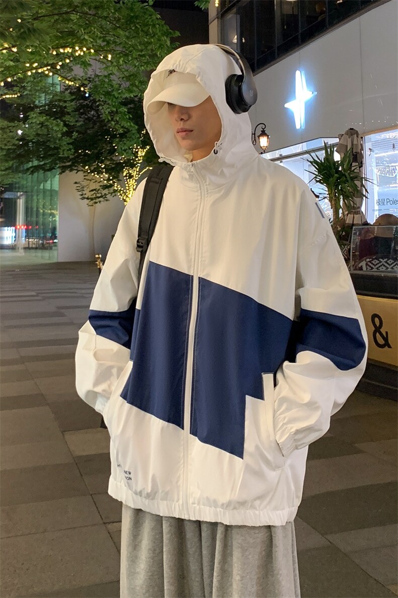 春季新款现货三防户外夹克男连帽冲锋衣外套DSA157B-J98-P60,男装夹克,电商A157B