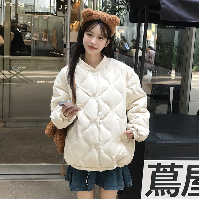 A460-P88菱格新款棉服宽松显瘦时尚短款学生外套,男装棉衣,星座911