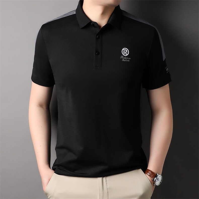 夏季Polo衫纯棉商务休闲男装短袖t恤宽松翻领半袖体恤HP88312-P60，男装Polo衫，星座1105-3