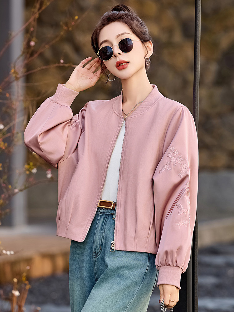 小香风女士短外套2025春秋季新款减龄漂亮洋气棒球服薄款夹克上衣,女装短外套,一安秀