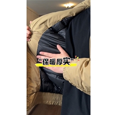 【自己拍摄图片】美式复古飞行员夹克潮牌宽松羽绒服yrf888-TP185，男装夹克，电商A089-1