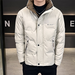 新款冬季男士加厚小立领羽绒服防寒防水309B-3-81052-P180图片