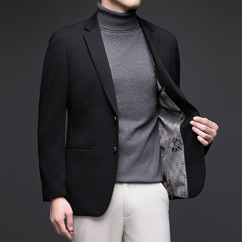 秋季新款西装男西服简约外套西服商务休闲小西装单西,男装西服,电商B360