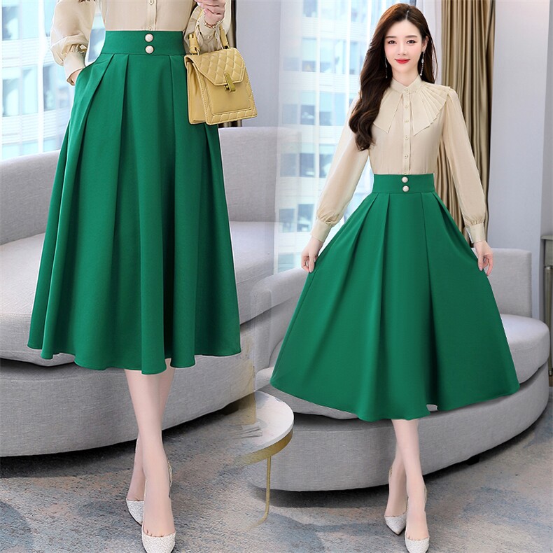 假两件连衣裙女2025年春秋新款高级感时尚气质印花长裙潮，女装半身裙，卡杰菲