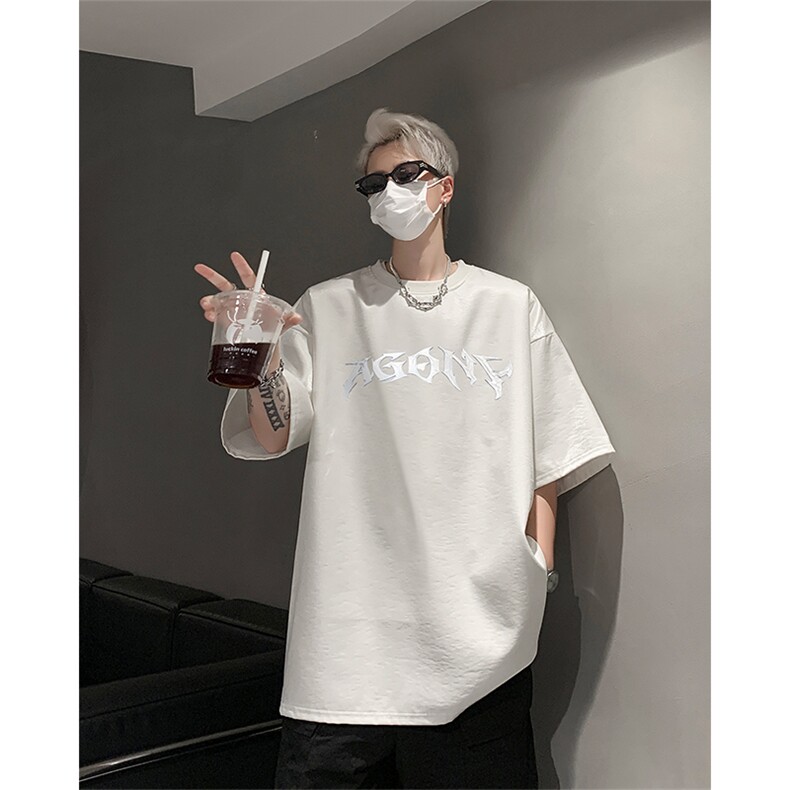 男装短袖T恤2025夏季丝光棉印花五分袖体恤XZ514-2-2024102-P58,男装T恤,星座514-2(原B239)