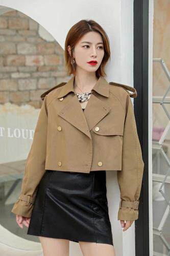 短款风衣，时尚，样衣，女装风衣，衣菲特