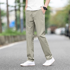 BK6988外贸2025夏季薄款男士休闲裤弹力直筒长裤潮流百搭男裤子，男装西裤，星座224-1