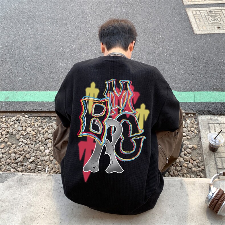 量大优供视频华夫格短袖T恤半袖男HDX498-特P18,男装T恤,电商B371