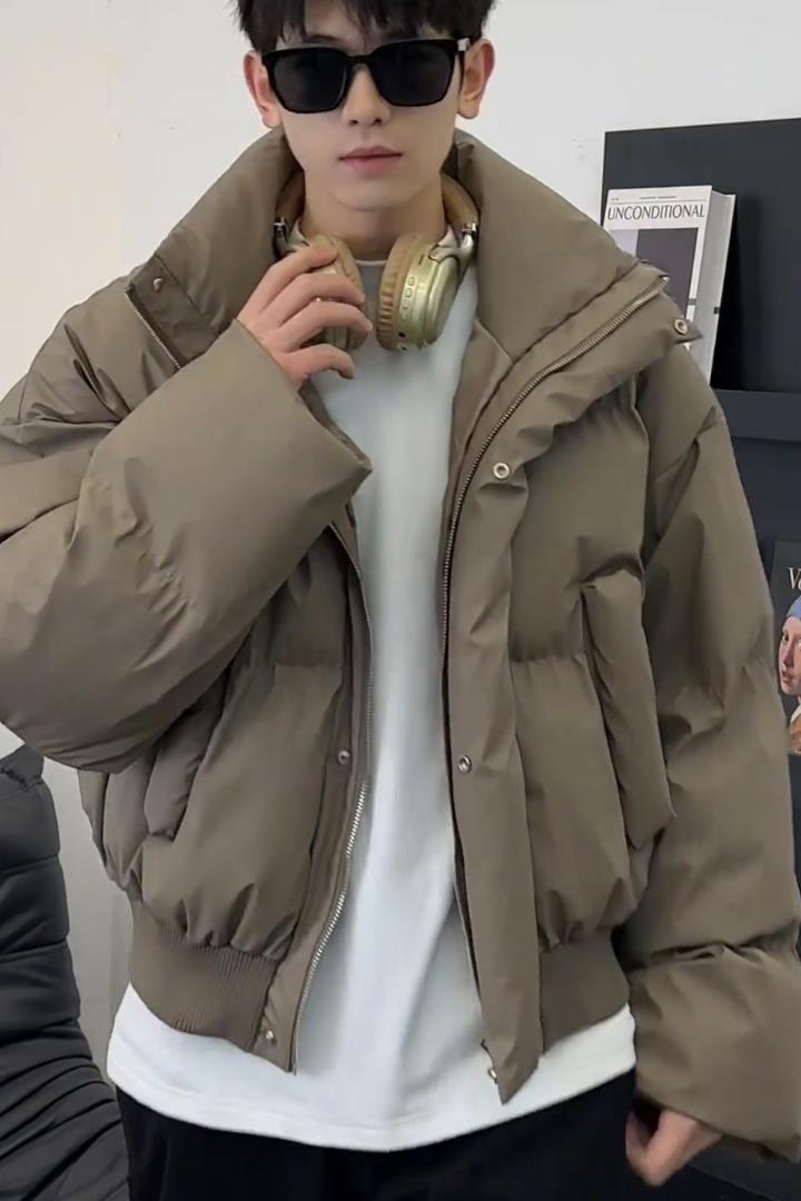 【网图现货】主推三防棉衣男休闲宽松百搭加厚保暖棉服MY89/P100,男装棉衣,星座205-3
