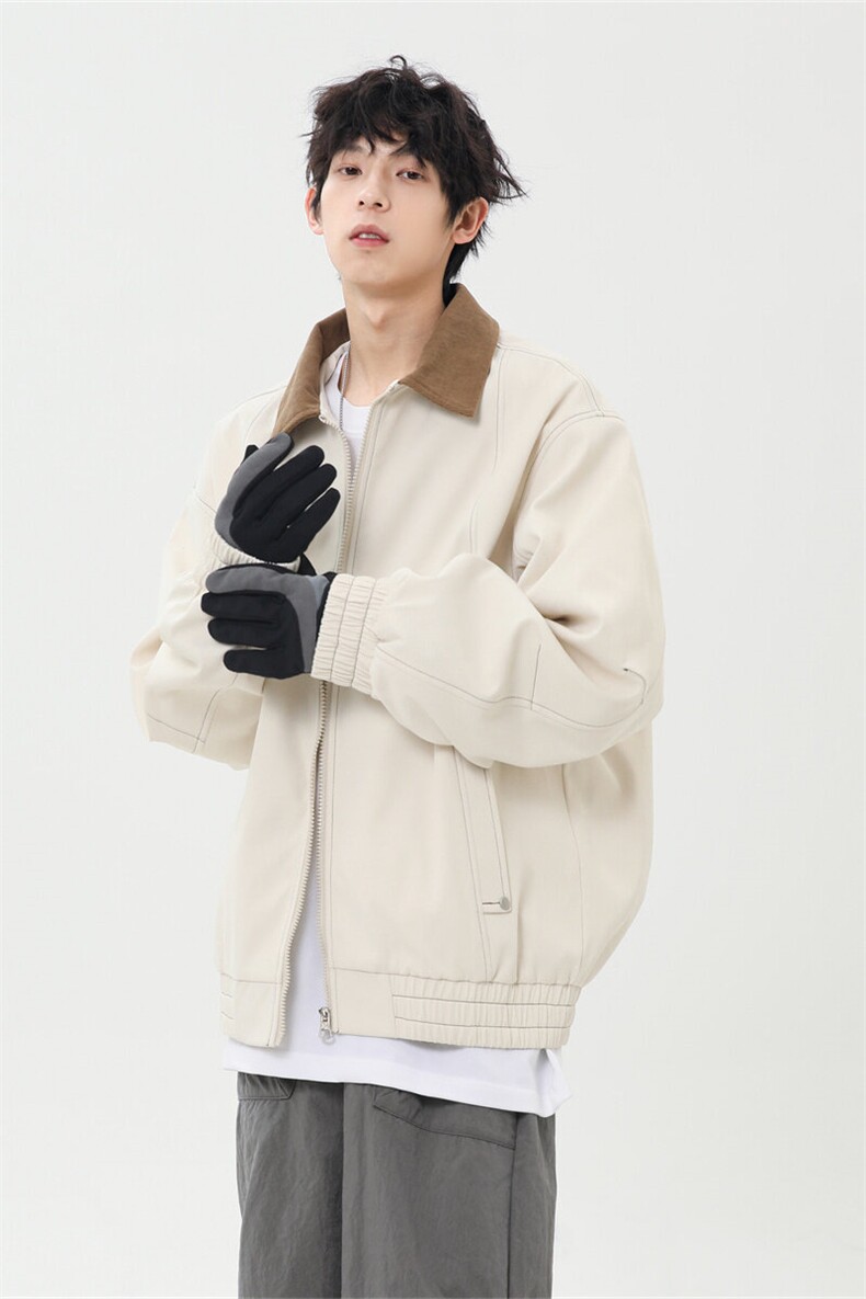 2025春休闲痞帅工装翻领夹克潮流外套得物二开XZ301b-2-JK2585P78,男装夹克,星座301B-2（原A443-1）