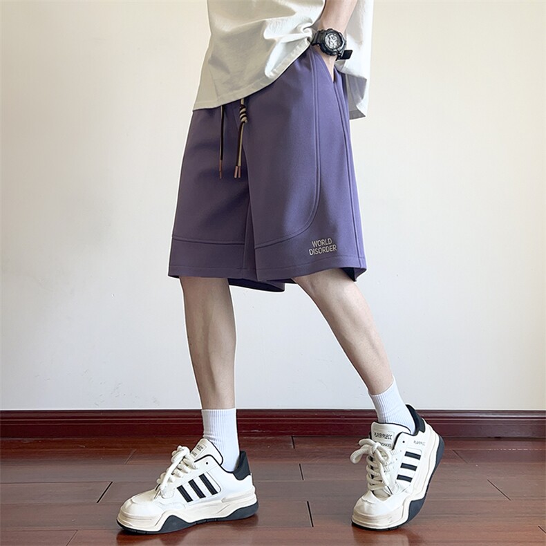 抖音高品质港风宽松五分裤男短裤416B-1-DK362-特P28限48,男装牛仔裤,星座416B-1