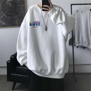 998 情侣印花圆领秋冬卫衣 常规P28 加绒P38 S-5XL 支持定制图片