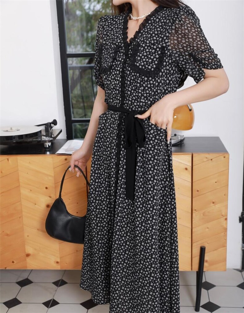 2023夏装连衣裙，女装连衣裙，贻思茗