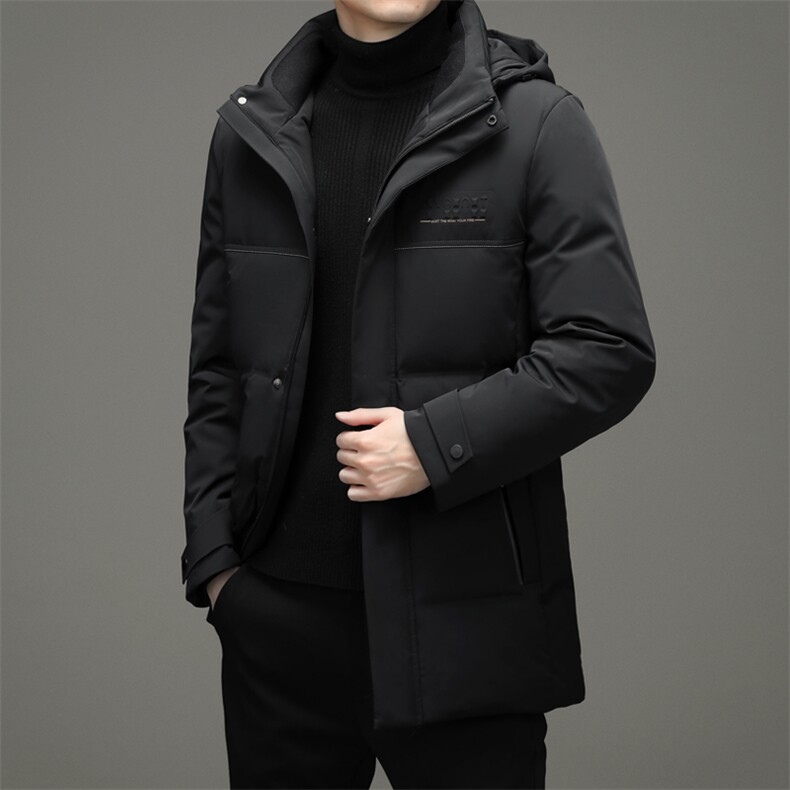 BW21618钱塘2020-2中年男士冬季厚款商务休闲连帽简约羽绒服P348,男装羽绒服,钱塘207-2