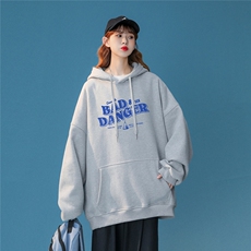 中性风22秋季港风oversize字母印花宽松连帽百搭卫衣-W252P35控58，男装卫衣，A247A