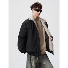 冬季保暖座山雕棱形锁棉男女夹克棉服P90，男装夹克，电商D205