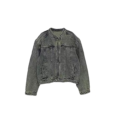 现货不缺货水洗牛仔衣潮流牛仔外套1209-1-JK12-P78（网图），男装工装外套，星座1209-1