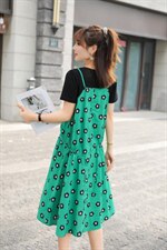 夏季新款连衣裙有现货，女装连衣裙，千利红