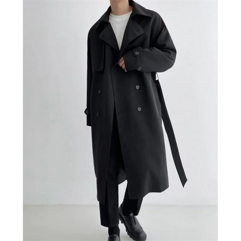 2025秋季新款双排扣风衣男长款上衣外套DSA157B-J2525-P108,男装风衣,电商A157B