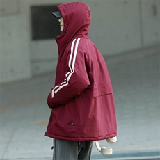 冬上新加棉加厚棉服中性休闲连帽棉衣外套男女8321-P110控价158，男装棉衣，电商A441-1