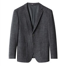商务休闲时尚西装外套2023秋季新款中年男士修身西服爸爸装上衣，男装西服，电商B212（原钱塘6029）