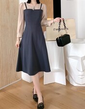 秋装新款连衣裙，女装连衣裙，艾伊贝雪