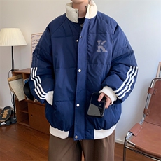 ！2024冬季新款男士立领棉服撞色情侣棉衣外套MY202特P80，男装棉衣，电商B220
