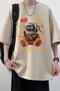 麂皮绒短袖t恤男大码半袖男 JD82281-P25图片