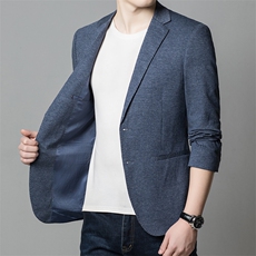 BV307钱塘2020-2秋季中青年男士西服商务休闲修身外套数据好P130，男装西服，钱塘207-2