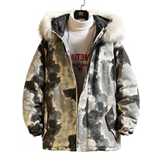 MC49055-P135日系潮衣男大码派克服男工装服外套袄砖墙，男装棉衣，电商A040A