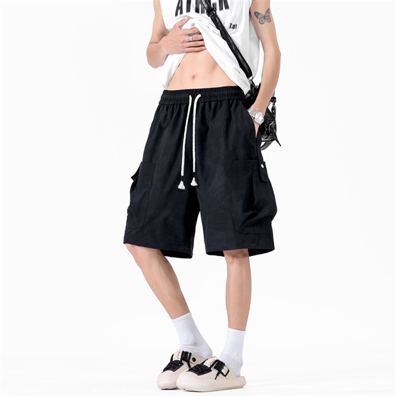 无影墙美式夏季冰感卫裤休闲短裤男工装裤五分裤A436-2513-P40,男装牛仔裤,电商A436