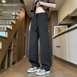 直播得物 大码宽松夏季冰丝裤休闲裤工装裤 K37 特批40图片
