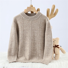 2025年秋季新款方格针织儿童羊毛衫时尚休闲通勤百搭，童装儿童羊毛衫，乐贝童装