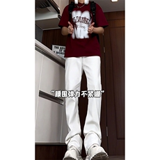 B221美式ins高街暗黑小众修身弹力休闲牛仔裤LK23010-P60控78，男装牛仔裤，电商B221