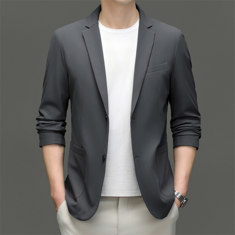 秋季新款西装男西服简约外套西服商务休闲小西装单西,男装西服,电商B360