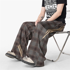K37228-P70-X98-成分：21%人棉,75%涤纶,4%氨纶-格子裤，男装休闲裤，电商A310
