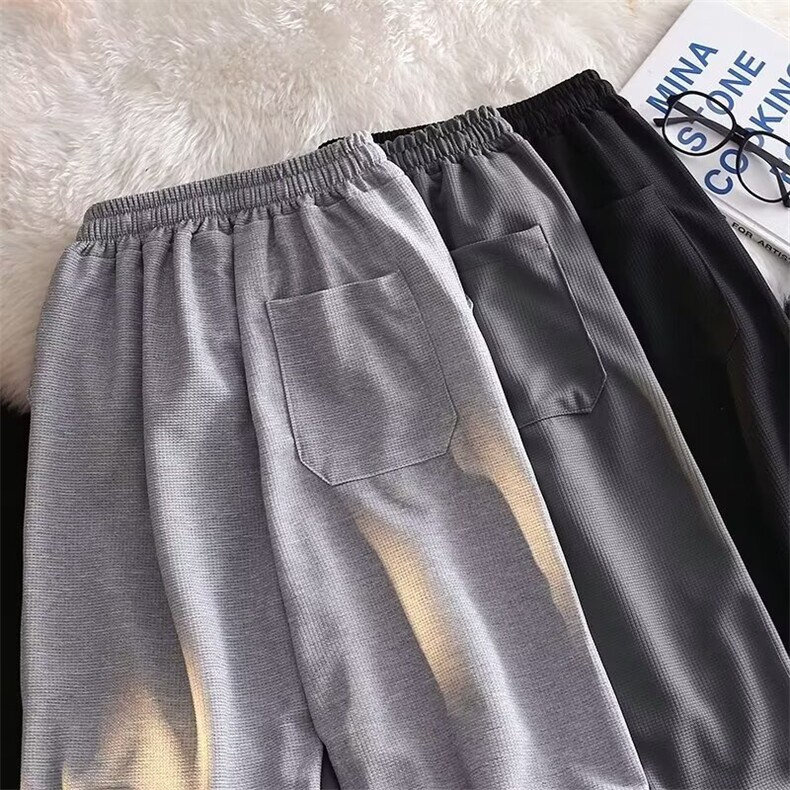 男新款青少年时尚华夫格休闲裤SK106P28,男装休闲裤,星座1116-2