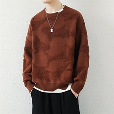 MM178-P60韩版潮流宽松针织衫港风慵懒线衣外套，女装针织衫/毛衣，星座617A-2