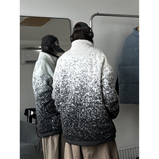 冬季新款男女立领渐变色棉衣外套标可拆8078-P105，男装棉衣，电商B380（原B361）