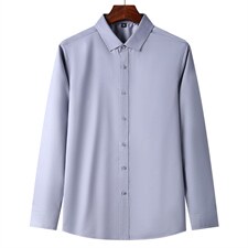 HPN-Z501男式服装秋季新款衬衫男长袖翻领休闲四季可穿衬衣P53，男装衬衫，电商B360
