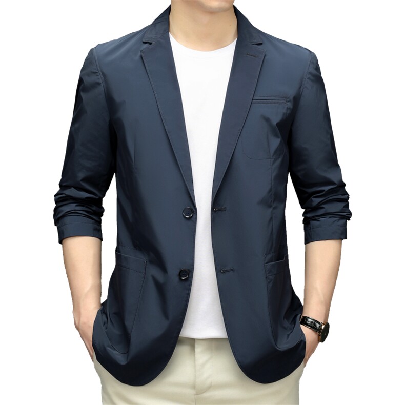 BF22603钱塘2020-2中青年男士春秋薄款时尚休闲西服外套P140图片