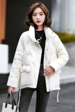 羽绒服女短款冬季2023年新款韩板轻薄时尚白鸭绒加厚外套潮，女装羽绒服，蓝诺裳