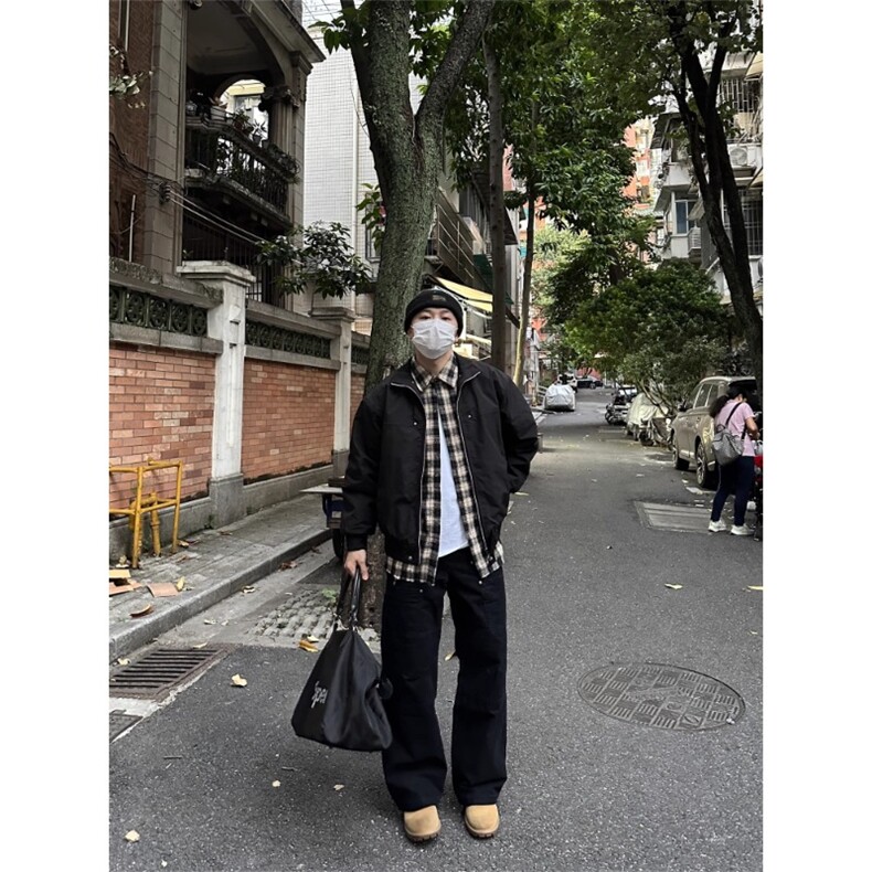 cleanfit水洗伐木工装裤男生宽松美式直筒裤子男潮长裤K6116-P62,男装工装外套,星座412-1