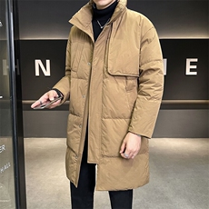 标50绒数据款中长款羽绒服男士2025新款B240-YR23899-P295，男装羽绒服，电商B240