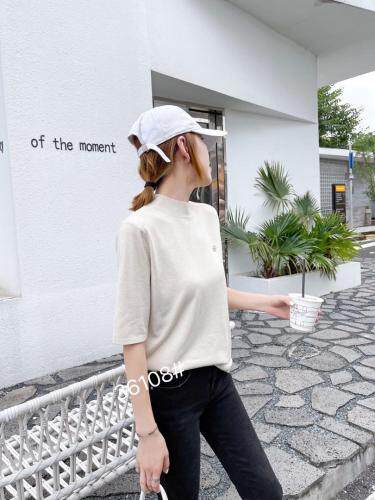 针织五分袖，其它，千百莲