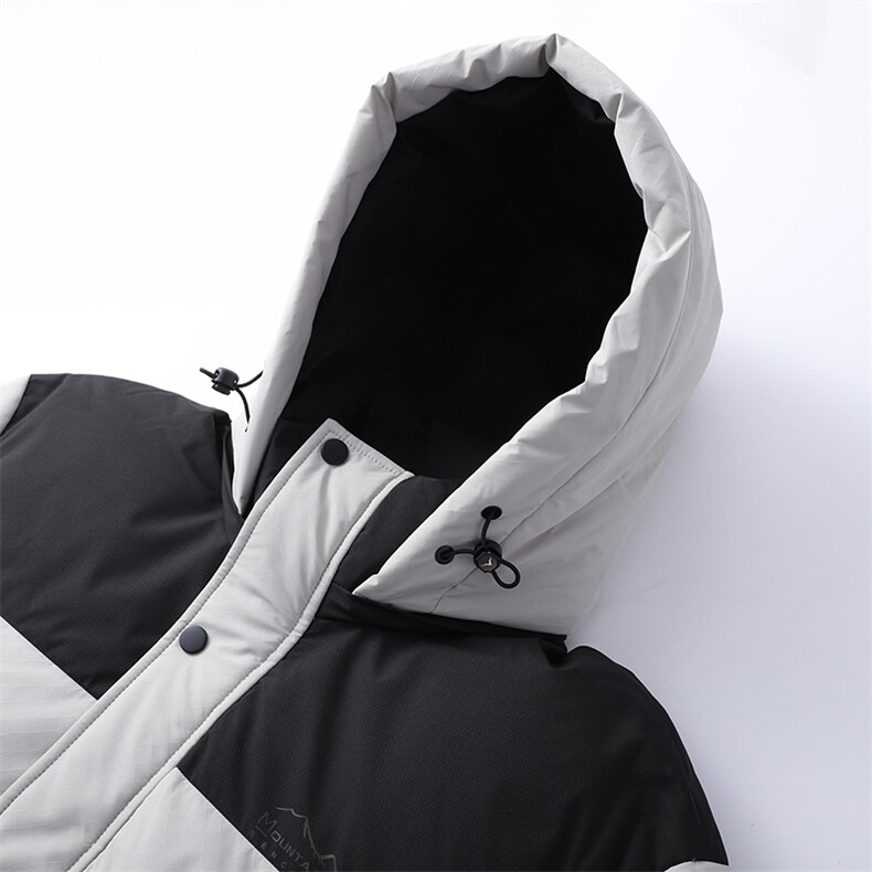 BJY08953新款冬季男士白鸭绒羽绒服连帽保暖外套修身风衣大衣,男装风衣,电商B360