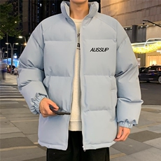 潮流文艺原宿流行时尚简约新款ins高质量防水棉服气质慵懒日系，男装棉衣，星座1210-1