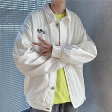 新款男女同款刺绣宽松韩版夹克上衣N982/P30，男装夹克，星座202