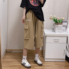 【现货主推款】夏季工装七分裤男短裤阔腿裤休闲裤DK108-P45控58，男装牛仔裤，星座810(原QT5070)